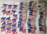 Lot of American Flag Wave Waving '76 Jacket Patch