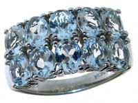 Quality 2.55 ct Natural Aquamarine Designer Ring