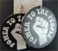 Power to the people earrings