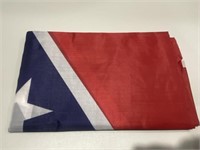 Confederate battle flag measures 3 feet x 5 feet