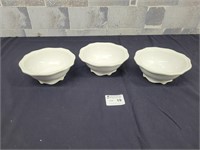3 Princess House "Pavillion" bowls