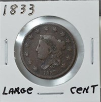 1833 Large Cent