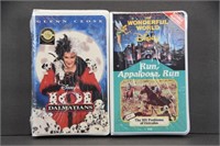 2 Disney VHS with Disney Seal