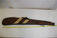 Red Head Wool Lined Leather Gun Case- 50" See Note