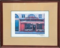 Framed Andrew Renoux Signed Confiserie Print