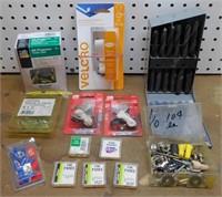 Group of Hardware: Screws, Pull Switches, Fuses,