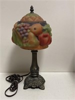 Reverse Painted Fruit Lamp