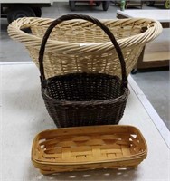Longaberger and 2 Other Baskets
