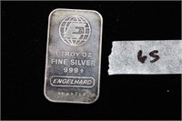 Engelhard Fine Silver Coin - 1 Troy oz
