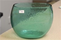 Green Artglass Vase