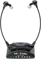 SM4706  TV. Ears Analog Wireless Headset Black
