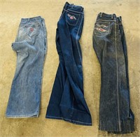 3 Vintage 36x34 Richard Petty Jeans