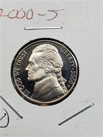 2000-S Proof Jefferson Nickel