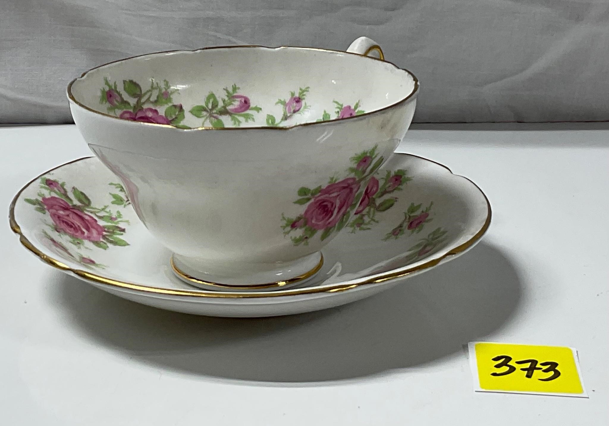 Vtg Stanley England Fine Bone China Cup and Saucer