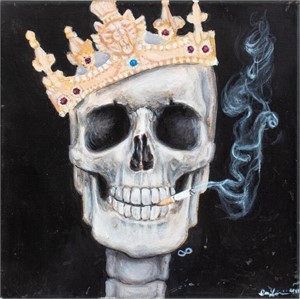 Annie Lignini "King Death" Acrylic on Canvas, 2015
