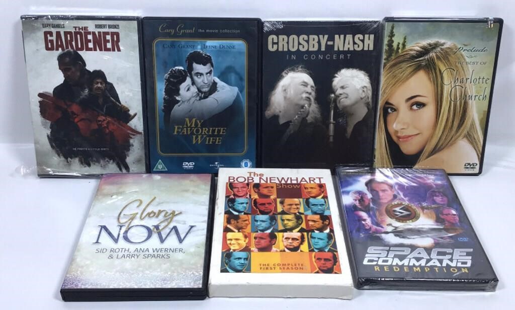 New Open Box Lot of 7 DVD’s