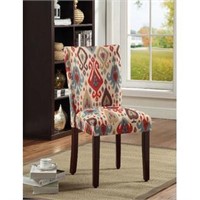 Deluxe Multi-color Ikat Dining Chair