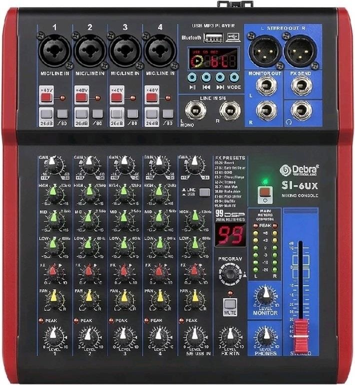 New D Debra Audio Pro Portable Recording Mixer Aud