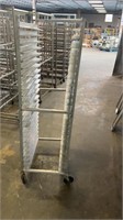 24 PAN ALUMINUM SHEET PAN RACK - NEEDS SOME