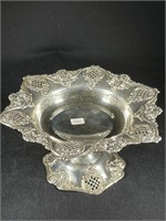 Reticulated Sterling Silver Compote