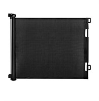 RETRACTABLE SAFETY GATE BLACK 33IN X 55IN