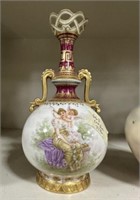Vintage Hand Painted Austria Porcelain Vase