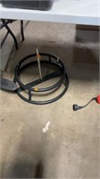 Motorcycle tire changing stand