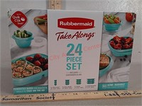 New Rubbermaid 24-piece takealongs food storage