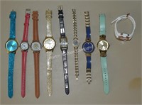 (C) Lot of 9 Wrist Watches