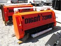 Unused skid steer 72MM Forestry Mulcher