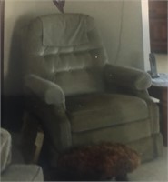 Beige recliner