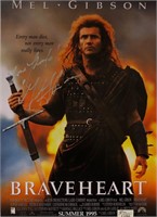Braveheart Mel Gibson Autograph Poster