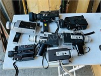 7 vintage Canon Movie cameras