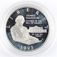 1993-S 90% Silver Proof Madison Half Dollar `