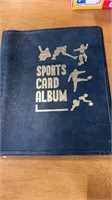 Empty sports card album