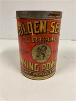 Golden Seal baking powder tin