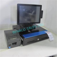 1X, POS TERMINAL, W/ CASH DRAWER+ PRINTER