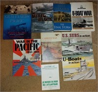 Lot Of Submarine & Battle Ship Books