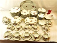 88 Piece B&C Limoges China Dinnerware Service