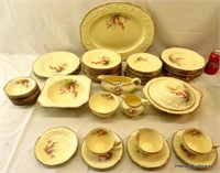 61 Piece Crown Ducal"Picardy" China Dinner Service