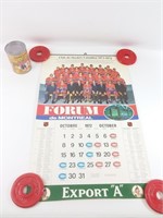 Calendrier des Canadiens 1971-72