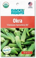 SM1013  Back to the Roots Okra Seeds Clemson Spin