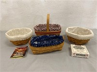 4 Longaberger Baskets & More