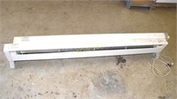 Pair of electric base board heaters