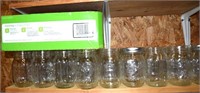 Approx. 30 quart jars and 45 pint jars