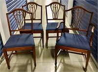 ANTIQUE WOOD DINING CHAIR