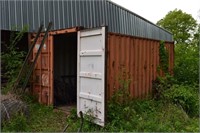 Shipping storage container