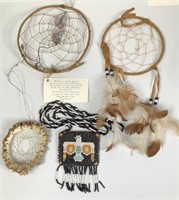 Dream Catchers & Beaded Pouch