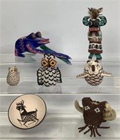 Assorted Indigenous Figurines Carvings