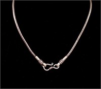 Silver snake chain